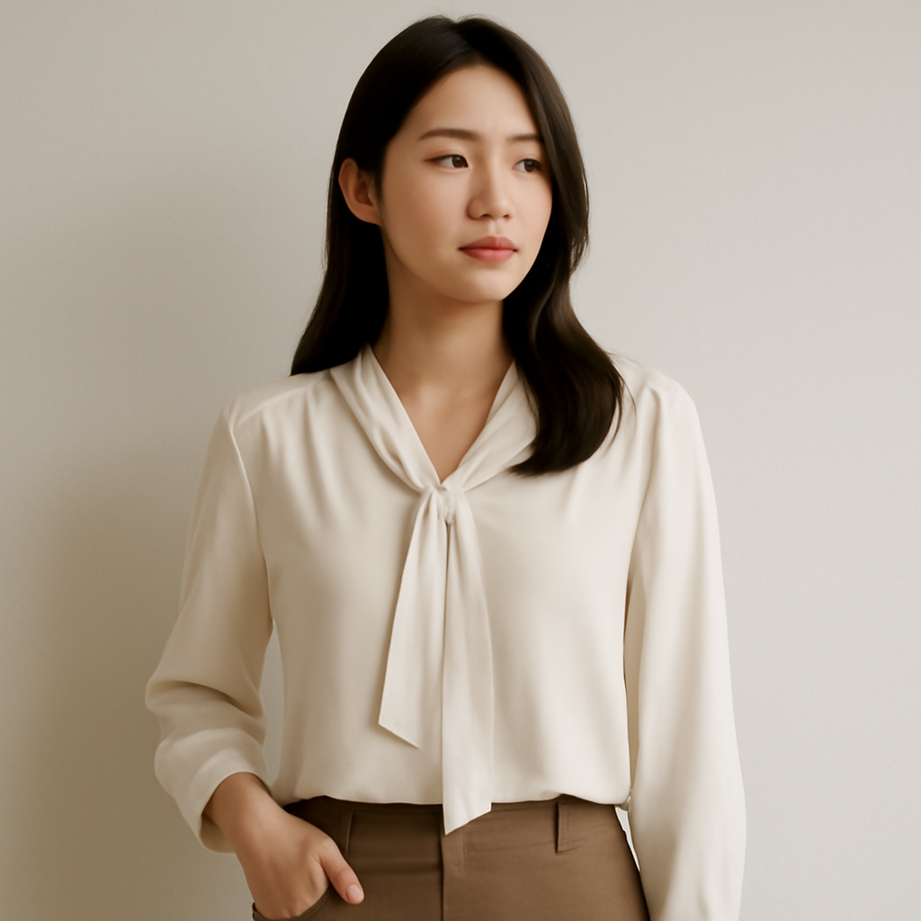 여성가을블라우스 대표 이미지